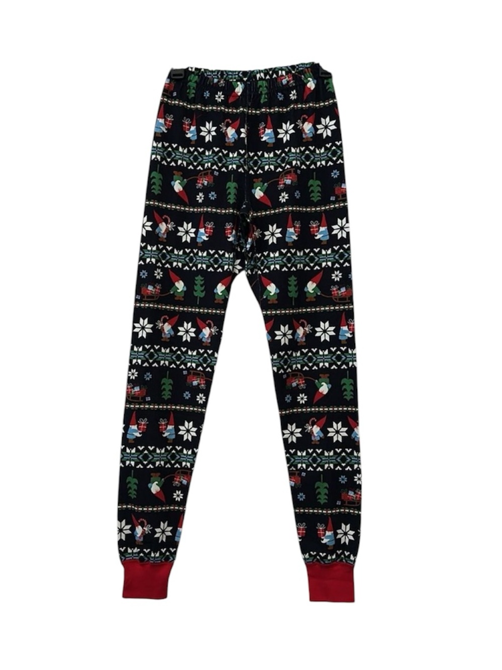 Hanna Andersson Gnome Sweet Gnome Long John Pajama Pant NEW Adult Small Unisex